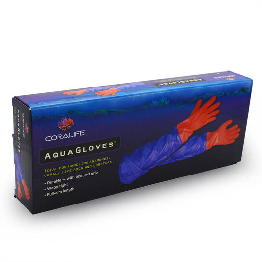 Coralife Aqua Gloves- Heavy Duty Aquarium Gloves 28-Inch (1 Pair) PVC